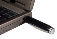 MP4 Pen With Voice Recorder Inserted Into a Computer