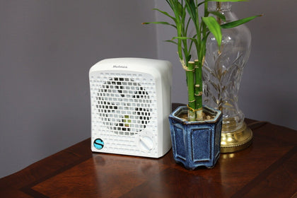 Air Purifier Hidden Camera with WiFi, HD resolution, and Remote Video Access Placed on a Table