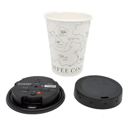 PV-CC10W WiFi Coffee Cup Lid DVR with Decoy Lid and Cup