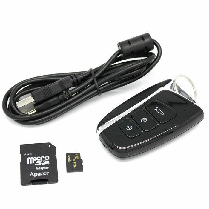 Lawmate PV-RC200HDW 1080p WiFi Keychain Camera With SD Card and USB Cable