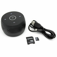 PV-BT10i Bluetooth Speaker Hidden Camera With Micro SD Card and USB Cable