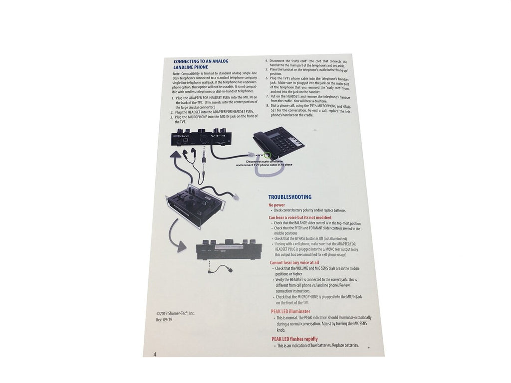 TVT Professional Telephone Voice Changer Manual 2