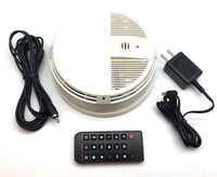 SC97104K Night Vision [Side View] Smoke Detector 4K Hidden Camera DVR [A/C Powered] with Accessories