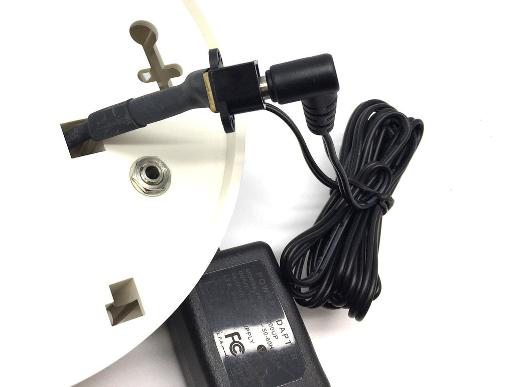 SC97104K Night Vision [Side View] Smoke Detector 4K Hidden Camera DVR [A/C Powered] With AC Adapter Attached