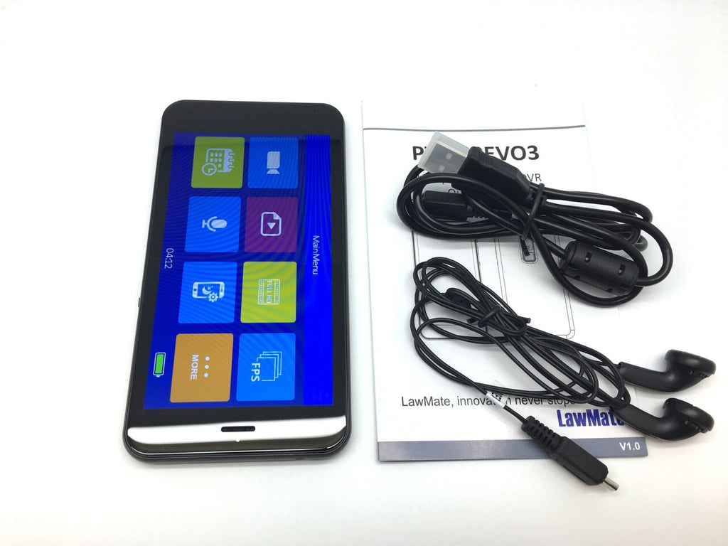 PV-900EVO3 Lawmate Smart Phone Hidden Camera, Ear Buds, USB Cable and Manual