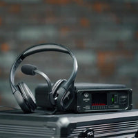 DRUID D-06 Sitting on the Case With 1 Pair of Headphones