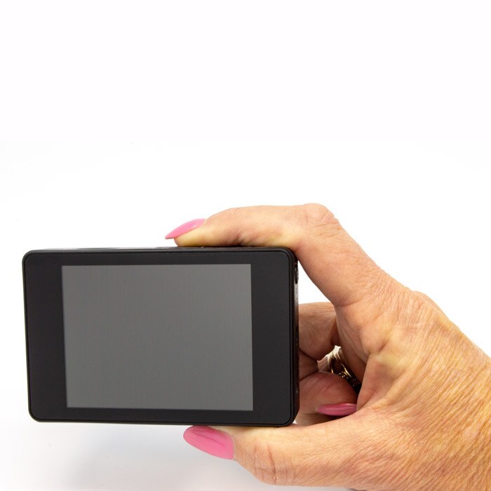 PV-500ECO2 Lawmate Touch Screen Analog DVR Held In A Hand