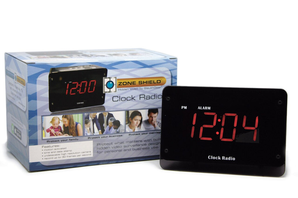 SC80004K Night Vision Clock Radio 4K Hidden Camera DVR With Product Box