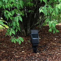 SC95304K 4K Spy Camera Outdoor Power Strip In Flower Bed