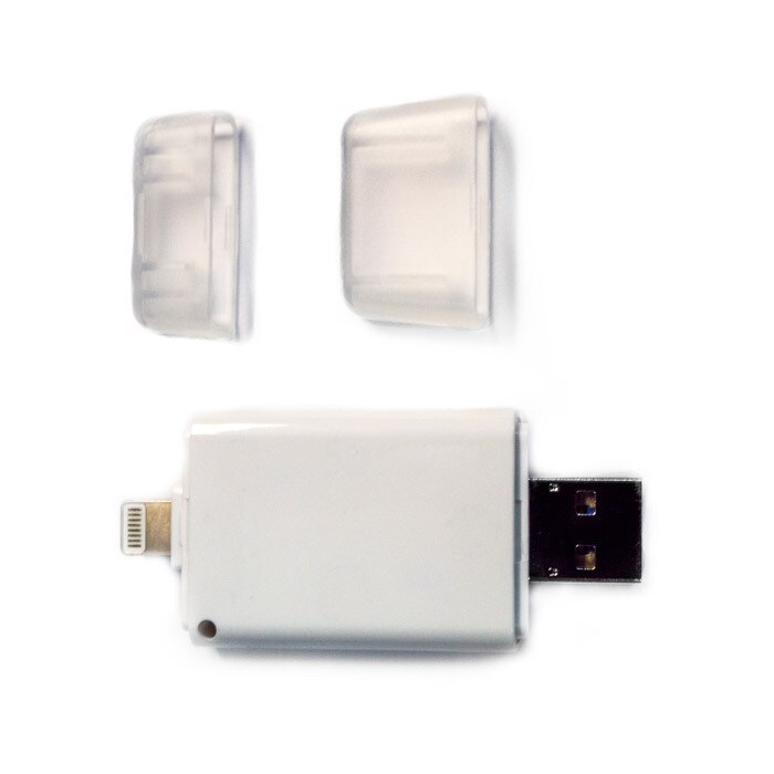 VSCR301 Memory Card Reader Dual Storage iOS Android PC Removable caps