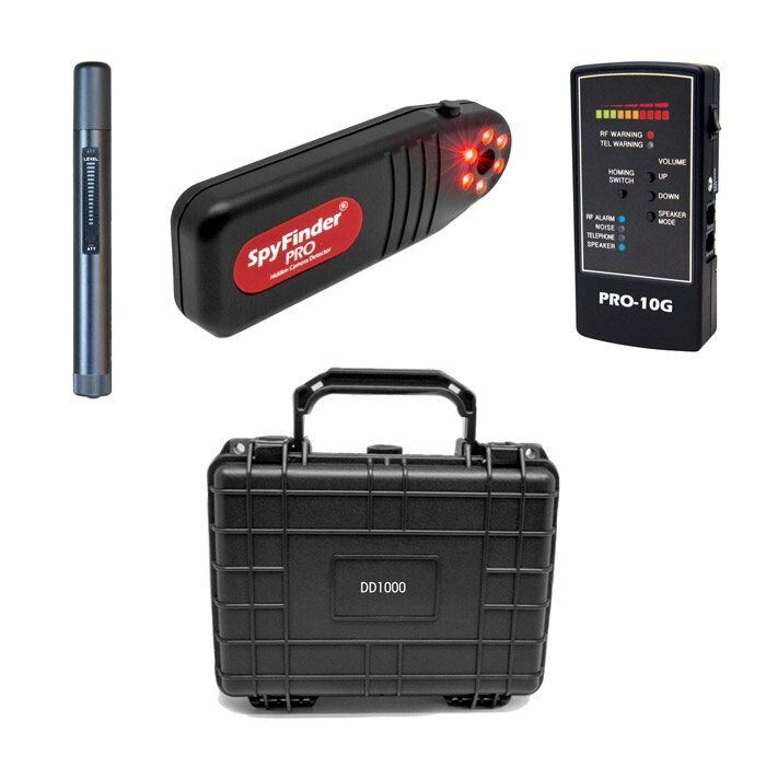 DD1000 Field Expedient - Counter Surveillance  -RF Detection and Lens Finder Kit 