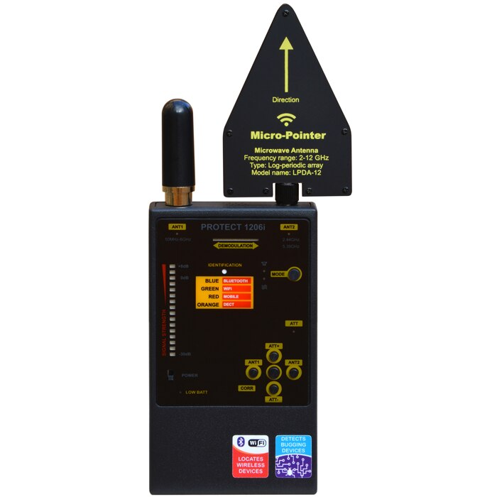 DD2000 DD1206i iProtect Digital RF Detector