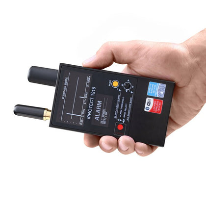 iProtect 1216 - 3-Band RF Detector Held in a Hand