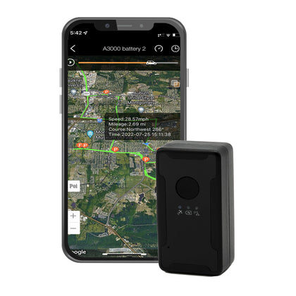 iTrail GPS900-4G Portable GPS Tracker with Long Life Battery and Built-in Magnets.  Access using the Free APP