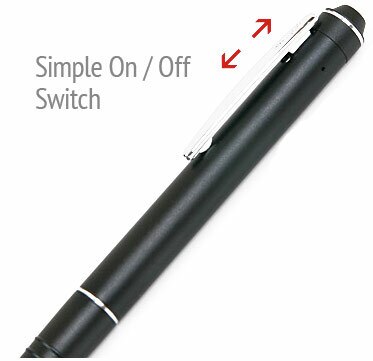 D1300 Ultimate Secret Agent Pen Voice Recorder On/Off Switch