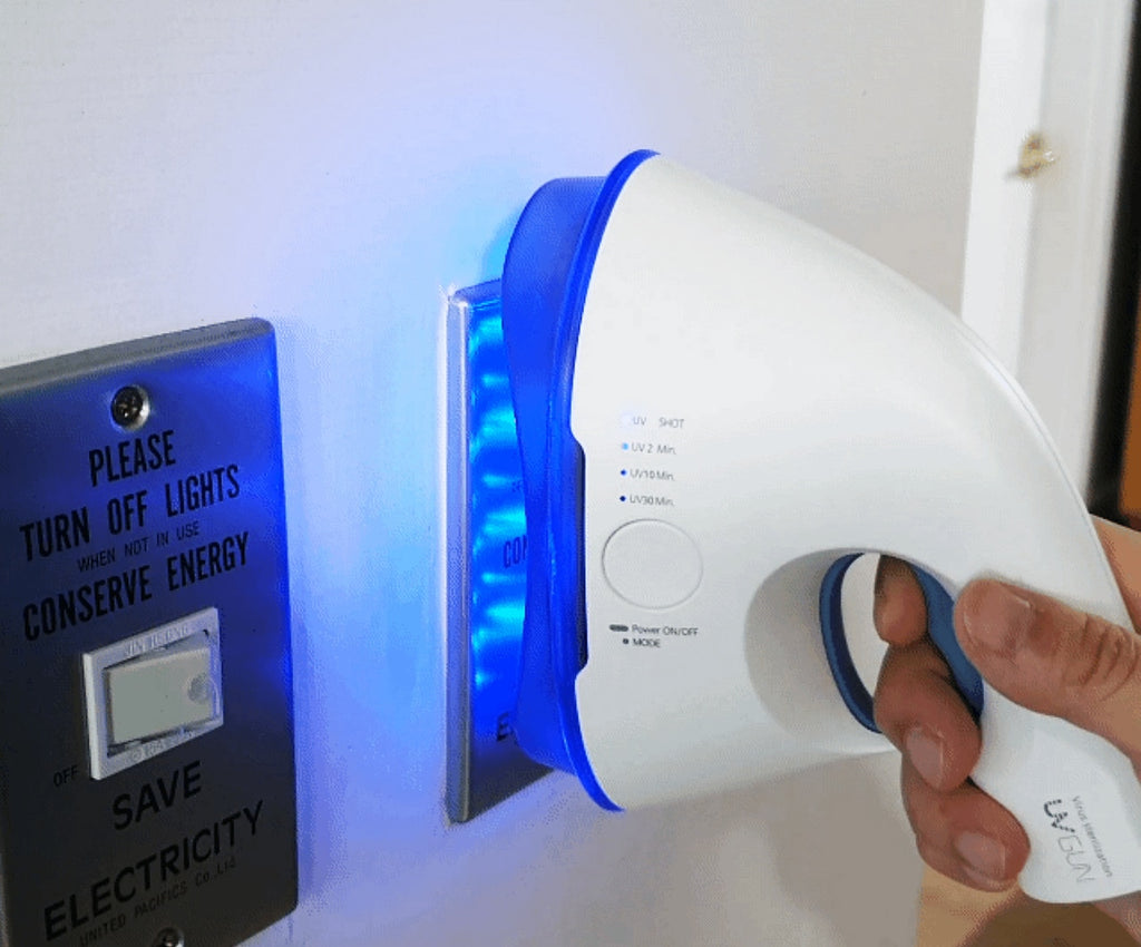 UVSANITIZER Portable UV Light Sanitizer System In Use