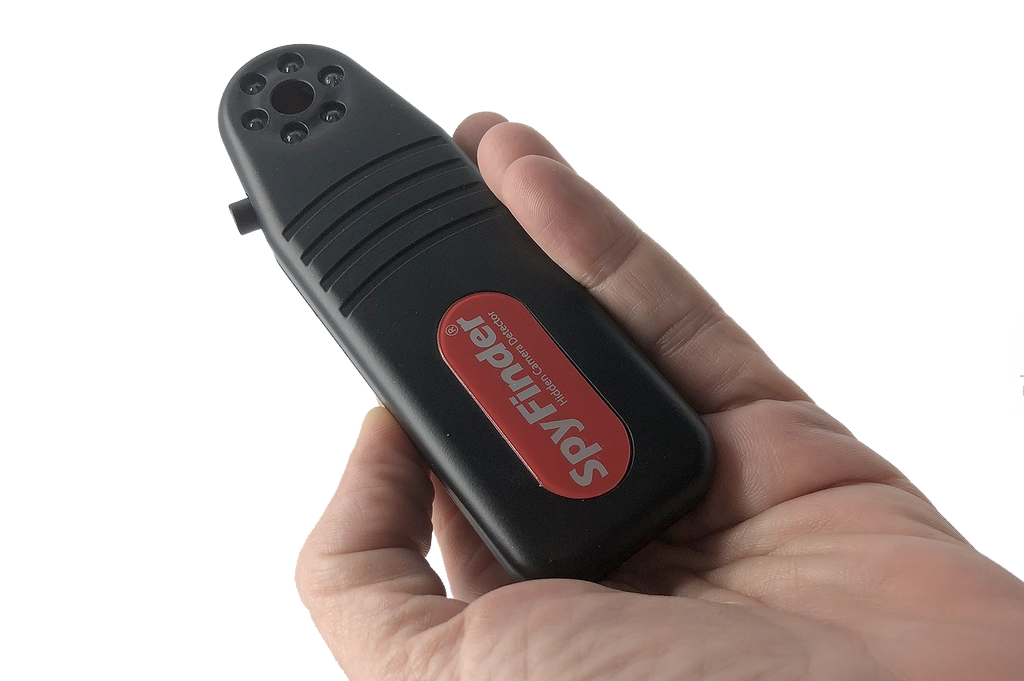 SF103P SpyFinder Pro Hidden Spy Camera Detector Held In A Hand